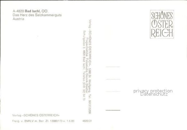 Bad Ischl Salzkammergut Stadtansicht – Bild 2