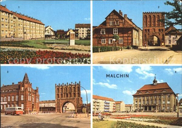 Malchin Demmin Karl- Dressel- Strasse Steintor Rathaus