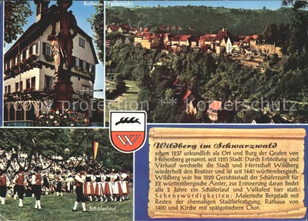 Wildberg Schwarzwald Schäferlauf Rathaus
