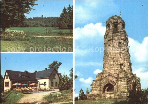 Netzschkau Aussichtsturm HO- Gaststätte auf dem Ku