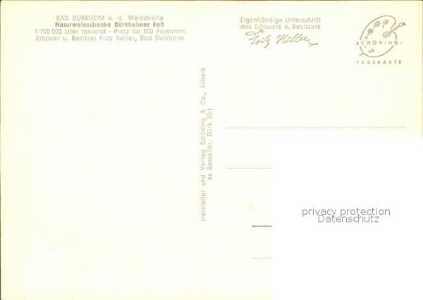 Bad Duerkheim Naturweinschenke Dürkheimer Fass – Bild 2
