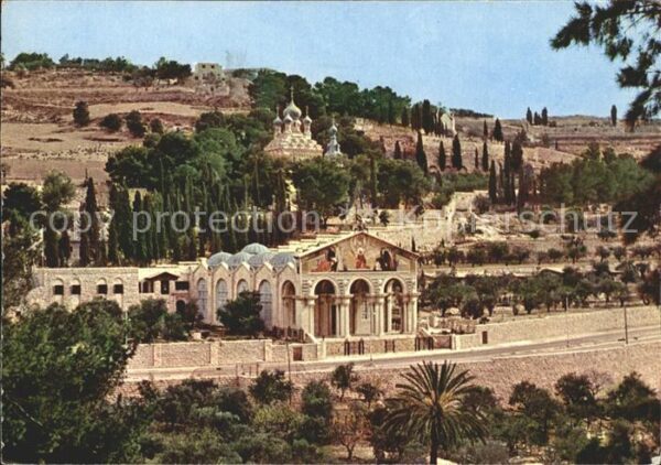 Jerusalem Yerushalayim Basilika mit Garten