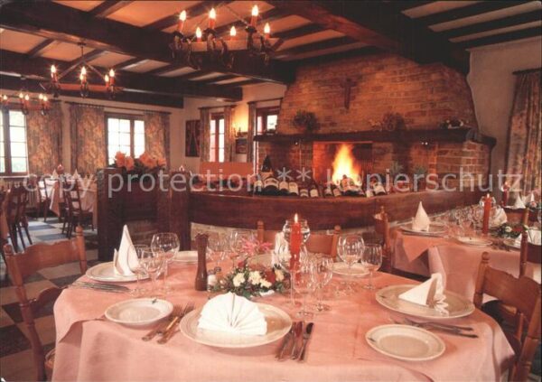 Brugge Restaurant Hof der Doest Speiseraum mit