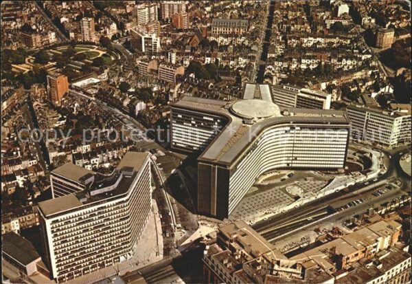 Bruessel Bruxelles Fliegeraufnahme