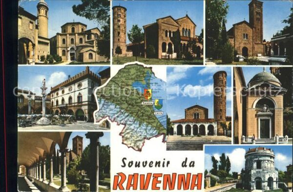 Ravenna Italia Kirchen und Plätze
