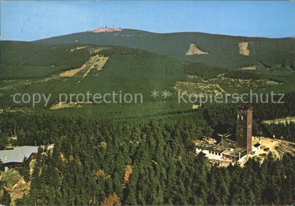 Braunlage Fliegeraufnahme Brocken Wurmgebäude
