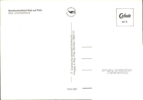 Wyk Foehr Fliegeraufnahme Süd- und Oststrand – Bild 2