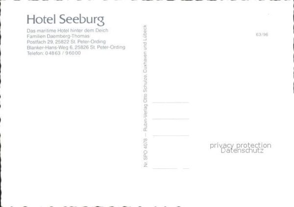 St Peter-Ording Hotel Seeburg Fahne – Bild 2