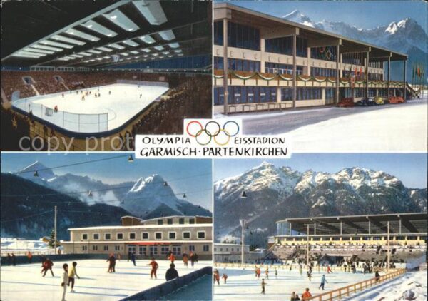 Garmisch-Partenkirchen Olympia Eisstadion Wettersteingebirge
