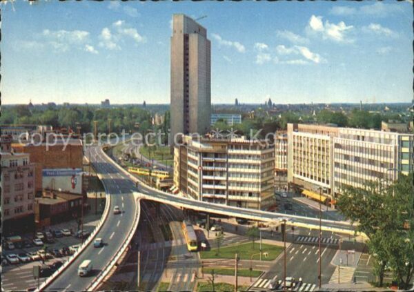 Duesseldorf Hochstrasse Thyssenhaus Hochhaus