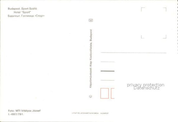 Budapest Sport Szallo Hotel Donauufer – Bild 2