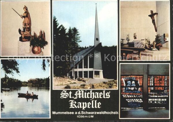 Mummelsee St Michaels Kapelle Schwarzwaldhochstra