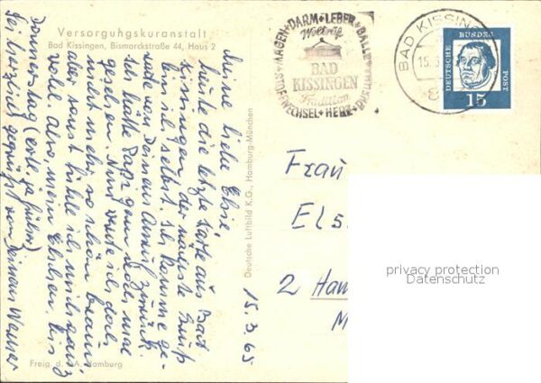 Bad Kissingen Versorgungskuranstalt Fliegeraufnahme – Bild 2