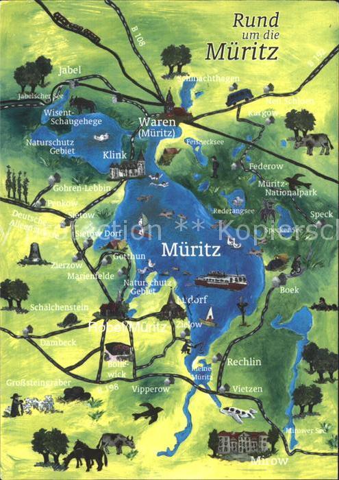 Waren Mueritz Rund um die Müritz Mecklenburgische See