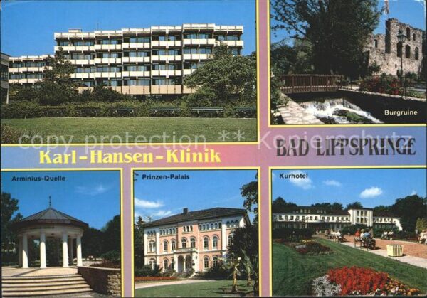 Bad Lippspringe Karl Hansen Klinik Quelle Prinzenpalais