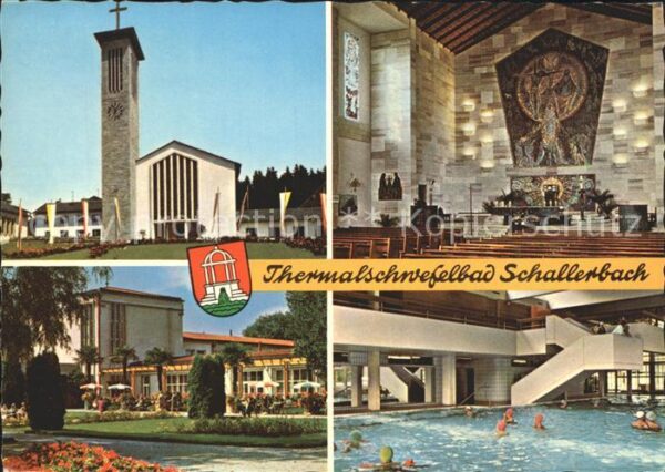 Bad Schallerbach Thermalschwefelbad Kirche Kurpark