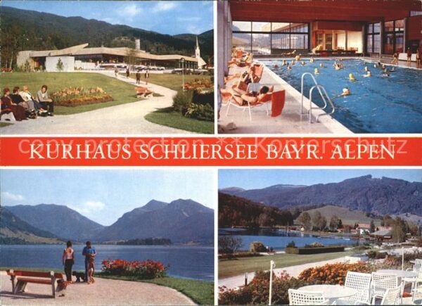 Schliersee Kurhaus Hallenbad Kuranlagen Brecherspi