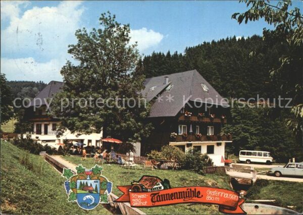 Grafenhausen Schwarzwald Schwarzwaldgasthof Tannenmühle