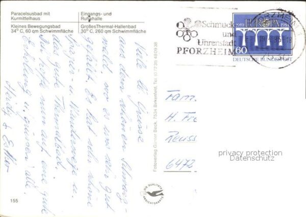 Bad Liebenzell Paracelsusbad Kurmittelhaus Thermal Hal – Bild 2