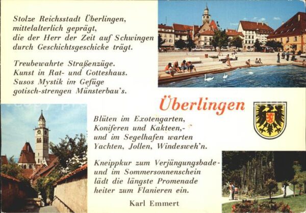 Ueberlingen Bodensee Kneippkurort Kirche Uferpartiepromenade