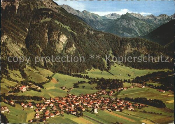 Bad Oberdorf mit Ostrachtaler Hochgebirge Fliegerauf