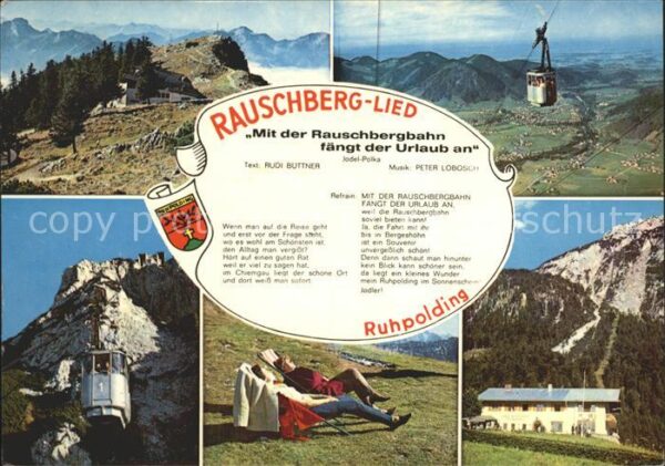 Ruhpolding Rauschberglied Rauschbergbahn Wandern B