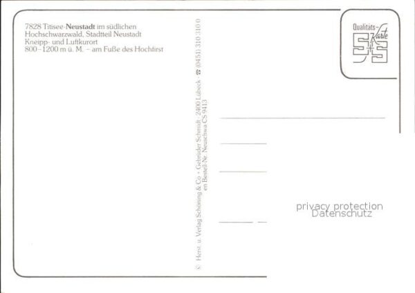 Neustadt Titisee Kneipp und Luftkurort Fliegeraufnahme – Bild 2