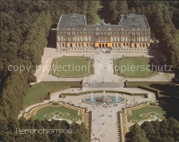 Herrenchiemsee Schloss König Ludwig II Schlosspark Fli