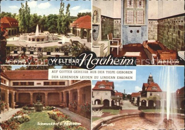 Bad Nauheim Sprudelhof Badekabine Sprudel Schmuckho