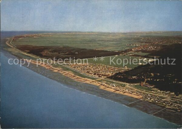 Sahlenburg Strand Fliegeraufnahme