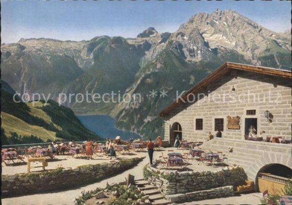 Kehlsteinhaus Blick auf Steinernes Meer Königssee Wat