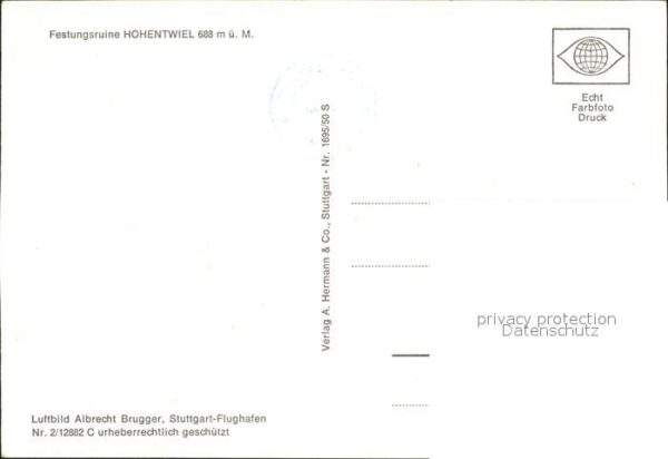 Hohentwiel Festungsruine Fliegeraufnahme – Bild 2