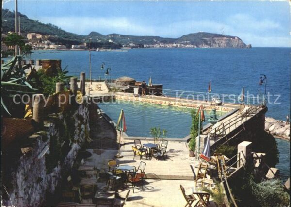 Casamicciola Terme Piscina dell Hotel Italia Meerblick