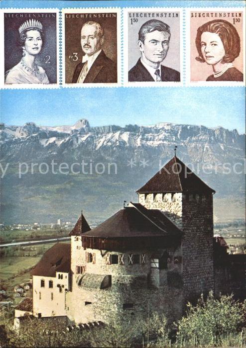 Vaduz Schloss Alpenblick Sonderbriefmarken Fü