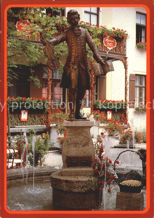 Bad Reichenhall Wolfgang Amadeus Mozart Brunnen Hofgart