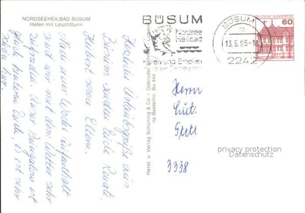 Buesum Nordseebad Hafen mit Leuchtturm – Bild 2