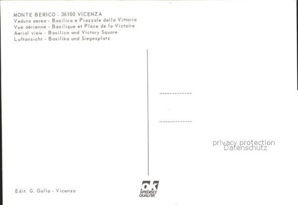 Vicenza Monte Berico Basilica e Piazzale della – Bild 2