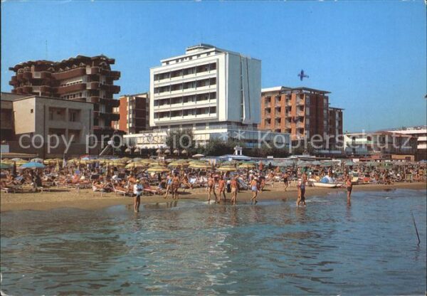 Gatteo Mare Alberghi vista dal mare Spiaggia