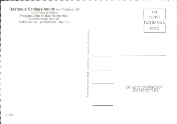 Bad Reichenhall Rasthaus Schlegelmulde am Predigstuhl D – Bild 2