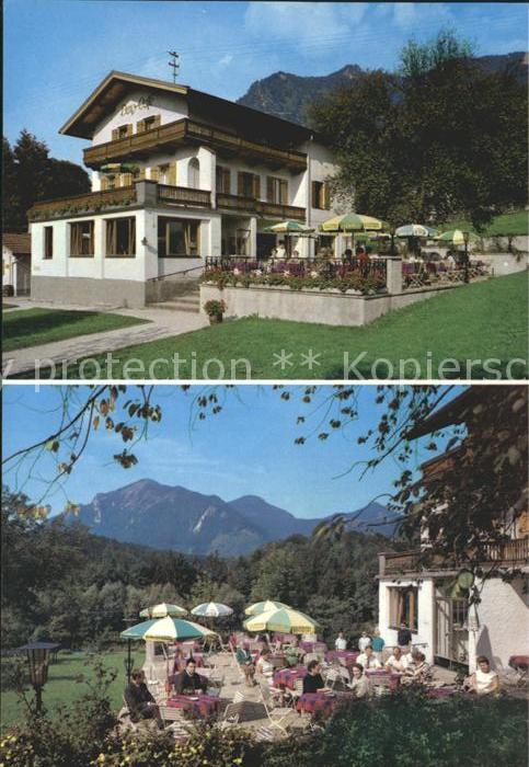 Marquartstein Burg Cafe Terrasse Alpenblick