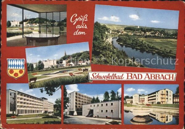 Bad Abbach Teilansichten Schwefelbad Kurhaus Park