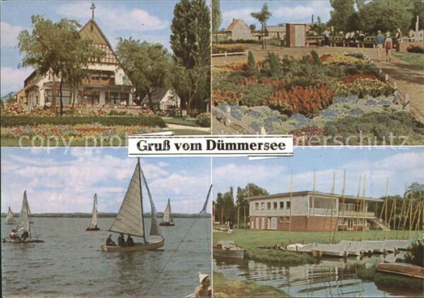 Duemmersee Mecklenburg-Vorpommern Segeln Hafen Restaurant Seepromenade