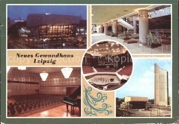 Leipzig Neues Gewandhaus Foyer Saal Hochhaus Ka