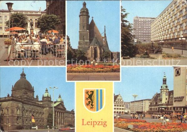 Leipzig Naschmarkt Alte Handelsbörse Thomaskirc