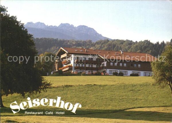 Bernau Chiemsee Restaurant Cafe Hotel Seiserhof Luftkur