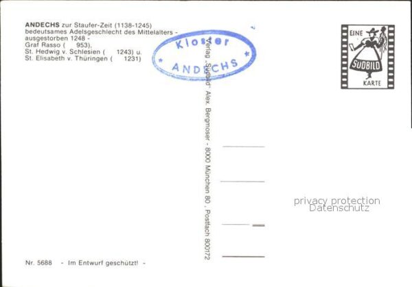 Andechs Kloster zur Staufer Zeit Chronik – Bild 2