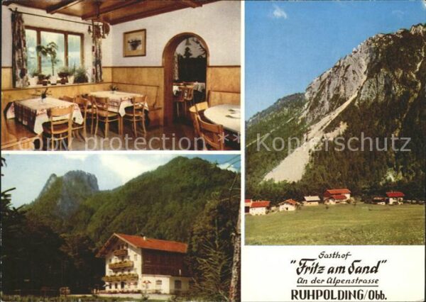 Ruhpolding Gasthof Fritz am Sand Alpenstrasse