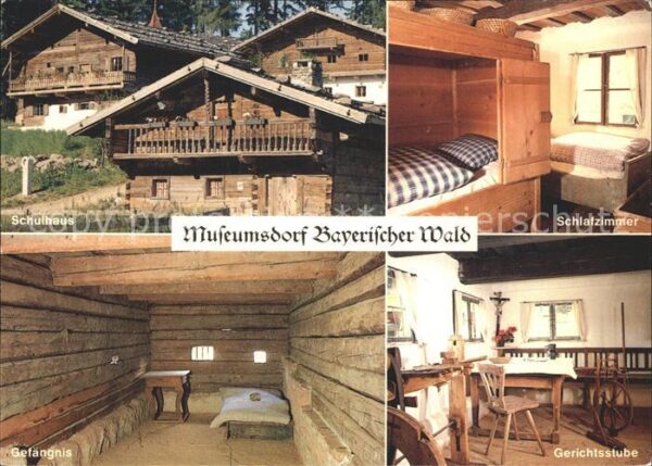 Tittling Museumsdorf Bayerischer Wald Schulhaus