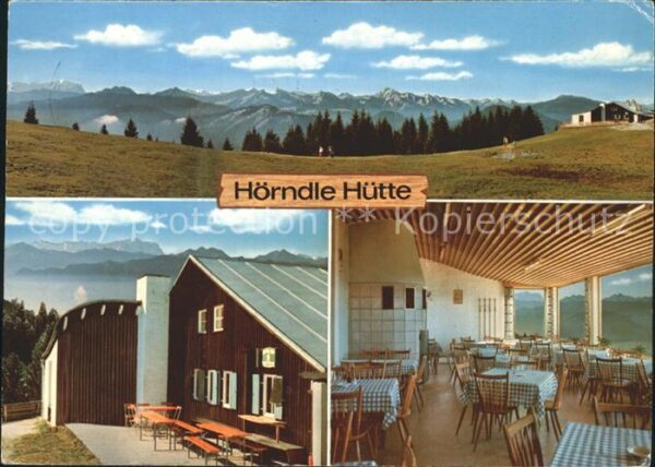 Bad Kohlgrub Hörndle Hütte Berggasthaus Alpenpanoram