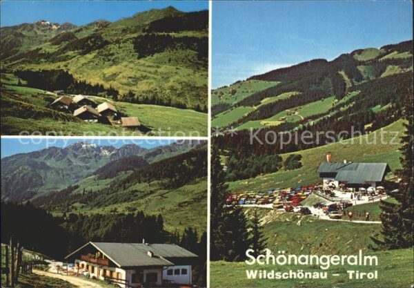 Wildschoenau Tirol Wandergebiet Schönangeralm